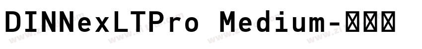 DINNexLTPro Medium字体转换